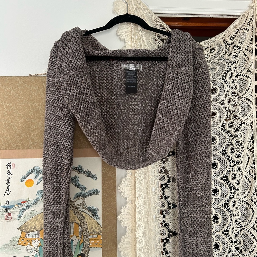 Grey Knit UO Bolero